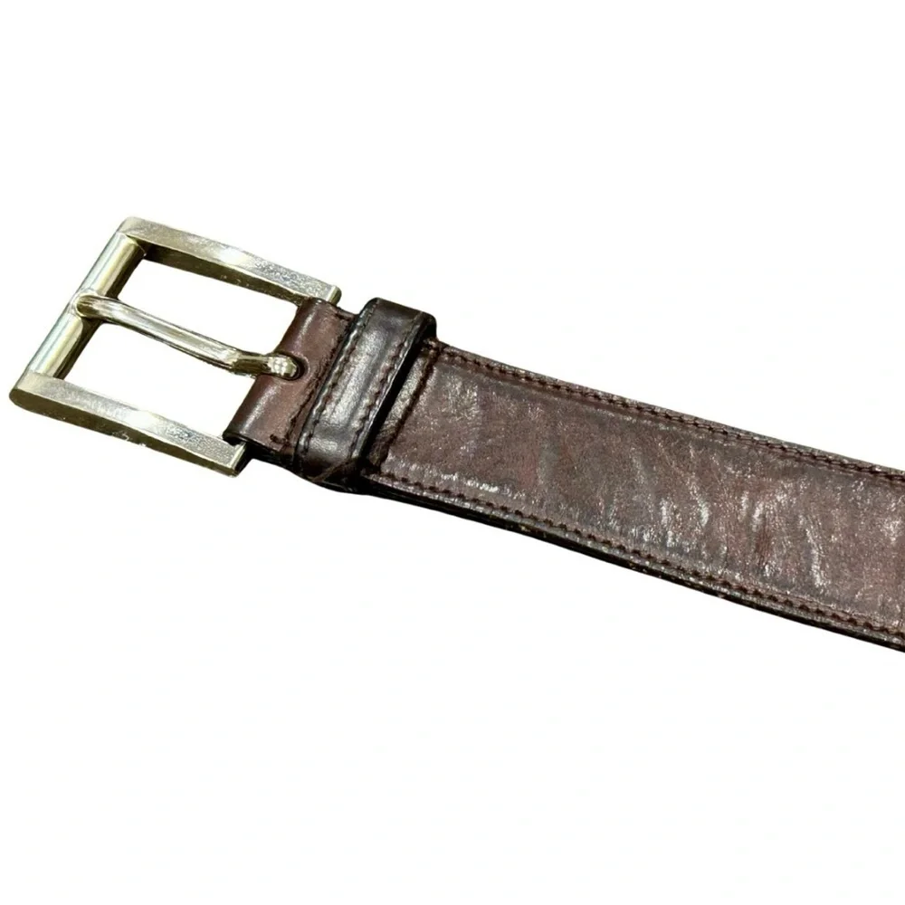 Prada Brown Leather Men’s Belt | Size 36/95